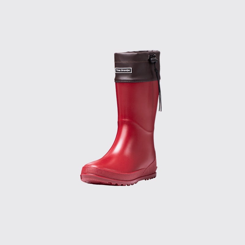 Export New Fashion High-Barbed Women'S Rain Shoes Parent-Child Slim-Fit High-Top Casual Adult Rubber Shoes Water Shoes For Women - Image 1