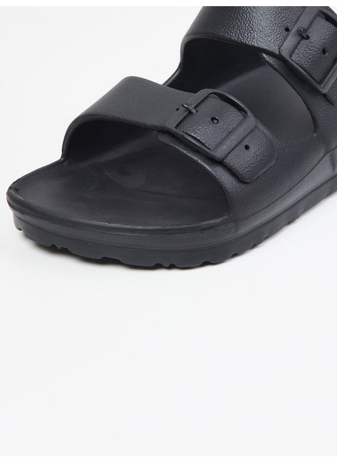 Max Max Mens Solid Slip-On Open Toe Sandals,7  - Image 4