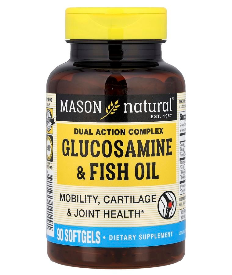 Mason Natural Glucosamine & Fish Oil 90 Softgels