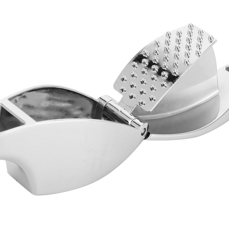 Garlic Press Zinc Alloy Metallic Ginger Crusher Squeezer Home Kitchen Mincer tool Accessory - Image 2