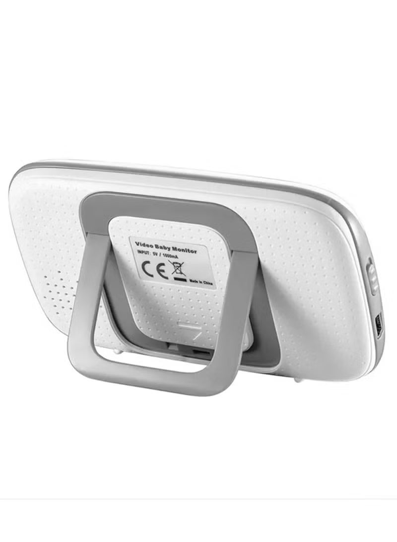 شاشة LCD مقاس 3.2 بوصة، جهاز مراقبة فيديو لاسلكي للأطفال مع رؤية ليلية، ومراقبة حرارة الغرفة - Image 3