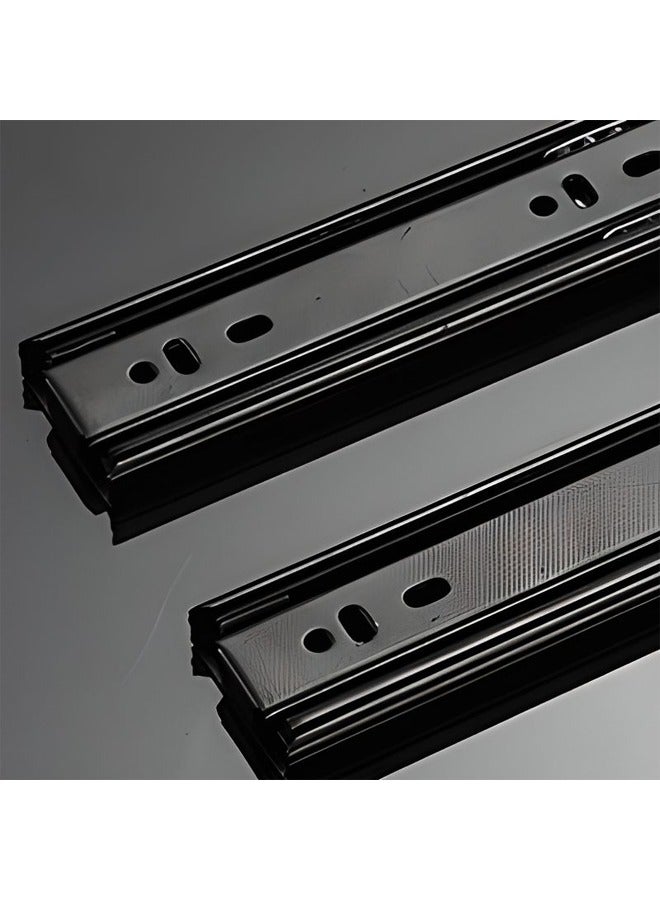 NKX Light luxury modern simple round small apartment coffee table living room home rock plate coffee table 70cm Grey&Black - Image 2