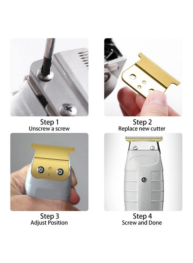DODAER Replacement Blades Compatible with Andis T Outliners GTX,Suitable for Hair Clippers Model #04710/04521 - Image 4