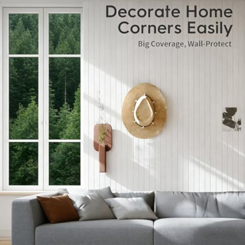 Large Bulletin Board 30cm*30cm- Office Wall Organizer Replace Your Old Cork Boards for Walls for Office Decor -6-Pack Felt Wall Panels to Use in Home Office Decor, Classroom Decor Milky white - Image 3