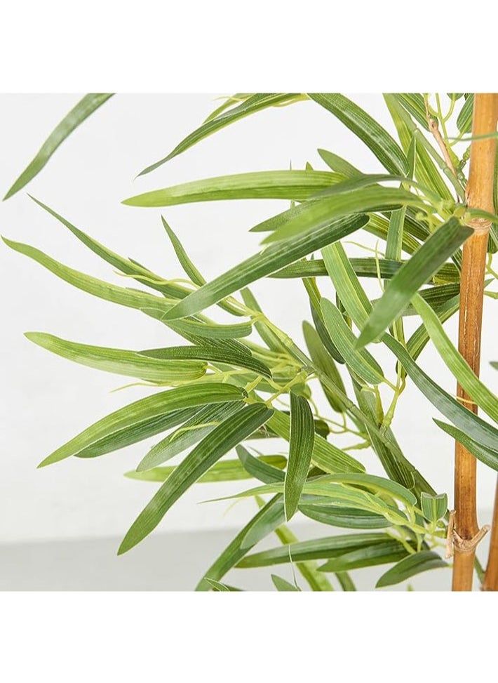 dida-cosmos - Artificial Tree, Real Touch Technology Feels Nearly Natural Fake Bamboo Silk Plant with 6 Trunks Plant with 1,000+ Natural Lifelike Leaves in  for Modern Home Decor indoor,outdoor And Office Use,Housewarming And Office Gift - Image 1