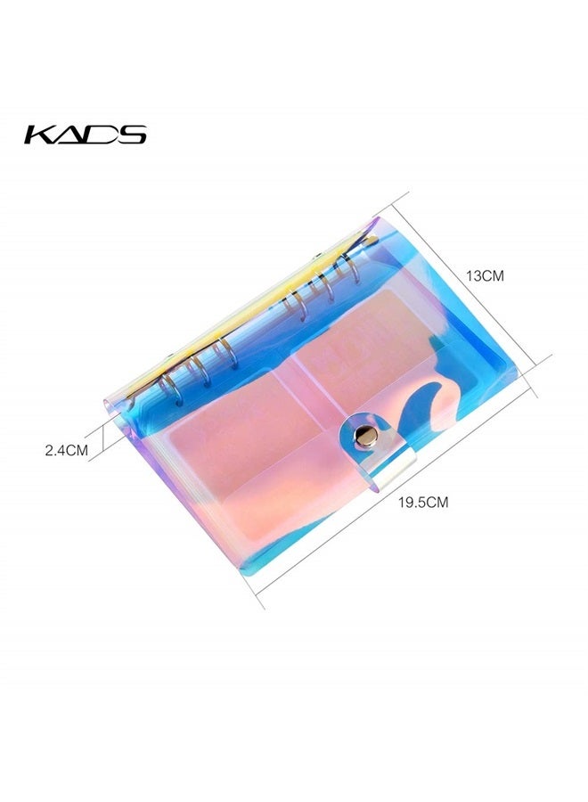 KADS Nail Stamp Plate Stamping Plates Cases Stamp Nail Stencil Holographic Nail Plates Holder Case Stamping Templates Organizer Collection Manicure Template (Case with 16 Square Slots) - Image 5