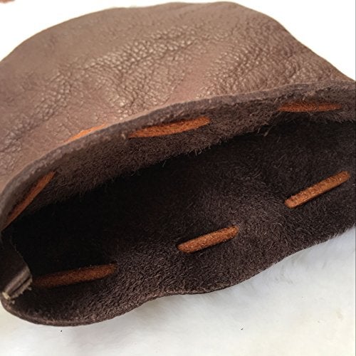 Analys CC Fantastic Workmanship Genuine Leather Drawstring Coin Purse (Coffee) - Image 4