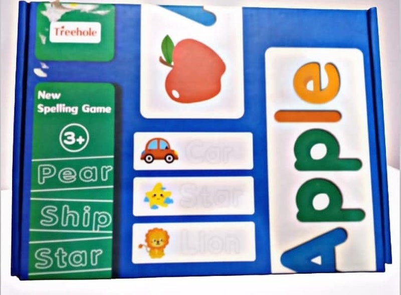 English Wooden Letters & Words Cards