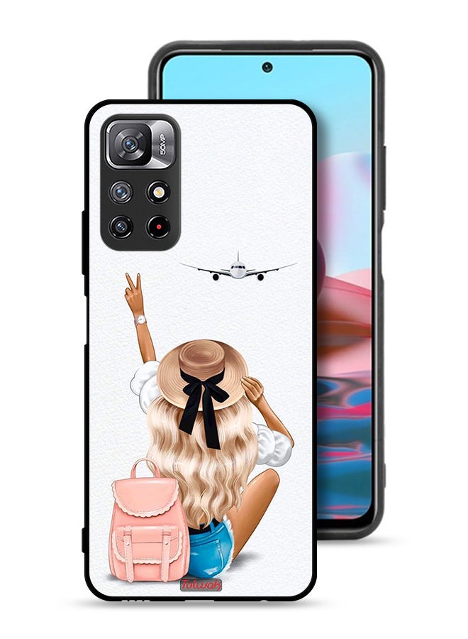Tolwak Xiaomi Redmi Note 11 4G Protective Case Cover Girl Love Travel - Image 1