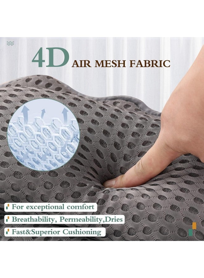 RUVINCE Bath Pillow Ruvince Ergonomic Luxury Bathtub Pillow With Head Neck Shoulder And Back Support 4D Bath Pillows For Tub With 6 Powerful Suction Cups Fits All Bathtub  - Image 5