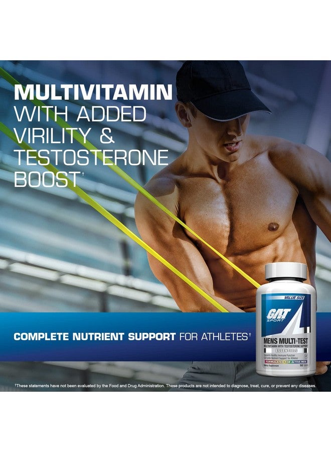 GAT SPORT GAT SPORT Men's Multi + Test, Premium Multivitamin Tablets (150 Count) - Image 2