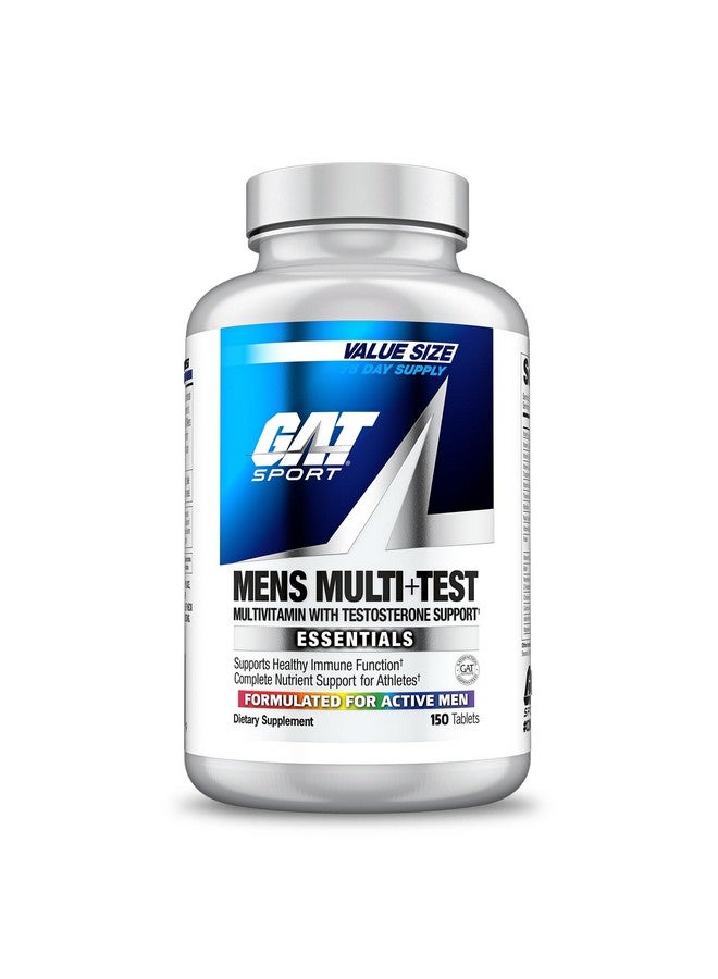 GAT SPORT GAT SPORT Men's Multi + Test, Premium Multivitamin Tablets (150 Count) - Image 1