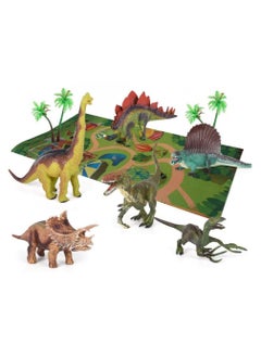 Dinosaur Toy Figure w/ Activity Play Mat & Trees, Educational Realistic Dinosaur Playset to Create a Dino World Including T-Rex, Triceratops, Velocira - pzsku/Z1FB4BDE32F9AB42D35F3Z/45/_/1678430170/00f8c82c-4352-4a80-9aed-9e8067dbe517