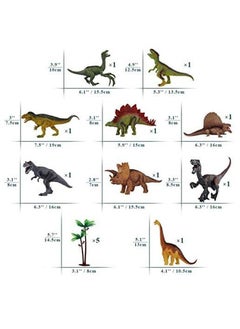 Dinosaur Toy Figure w/ Activity Play Mat & Trees, Educational Realistic Dinosaur Playset to Create a Dino World Including T-Rex, Triceratops, Velocira - pzsku/Z1FB4BDE32F9AB42D35F3Z/45/_/1678430170/5a28e1ec-7e2f-4622-a6ac-cdc6f8719b7b