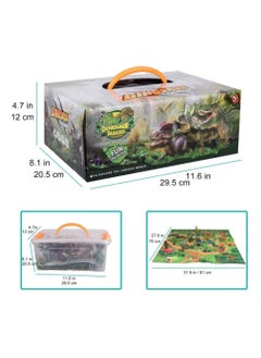 Dinosaur Toy Figure w/ Activity Play Mat & Trees, Educational Realistic Dinosaur Playset to Create a Dino World Including T-Rex, Triceratops, Velocira - pzsku/Z1FB4BDE32F9AB42D35F3Z/45/_/1678430171/c25783d6-307b-42c6-b9ae-bd4b33710415