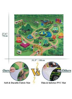 Dinosaur Toy Figure w/ Activity Play Mat & Trees, Educational Realistic Dinosaur Playset to Create a Dino World Including T-Rex, Triceratops, Velocira - pzsku/Z1FB4BDE32F9AB42D35F3Z/45/_/1678430172/a279832b-9820-4c28-a32e-a24acb80ffbb