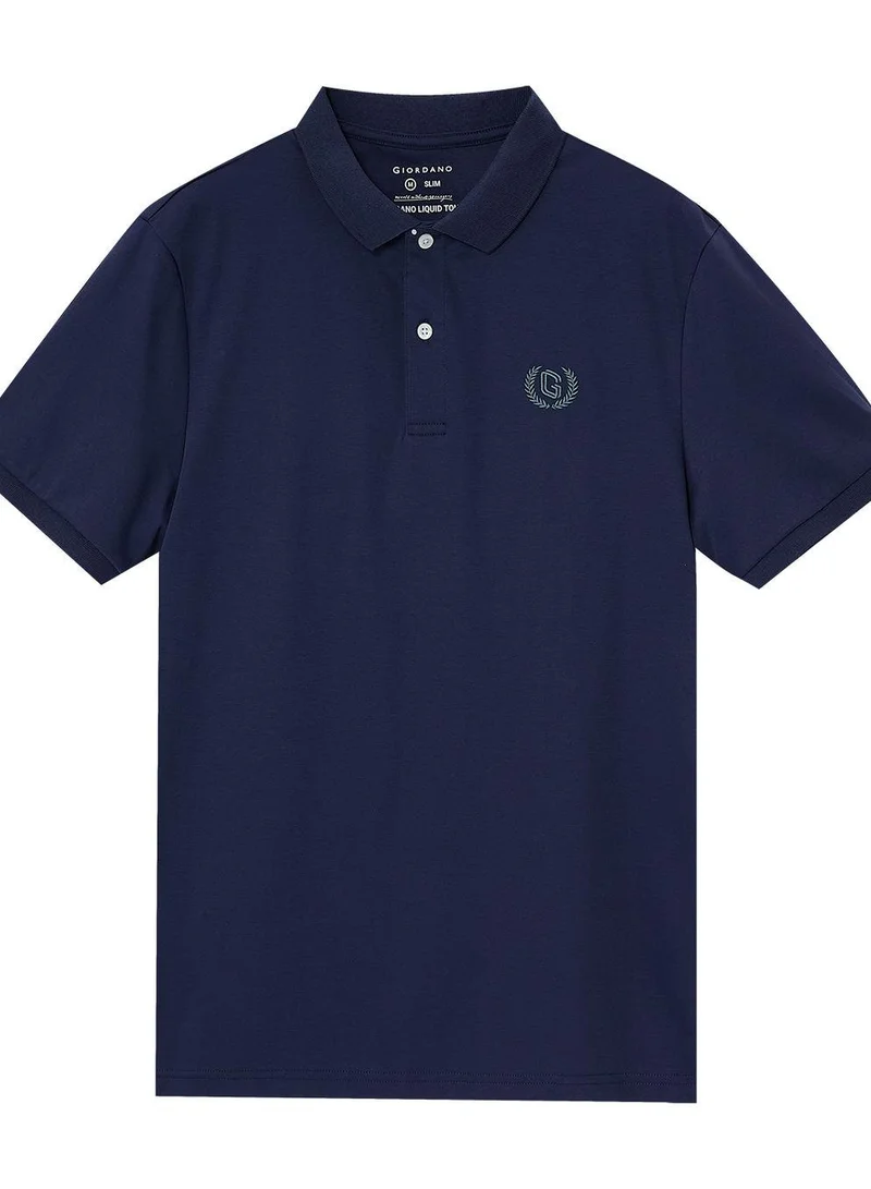 GIORDANO Men's Slim Fit Liquid Touch Polo