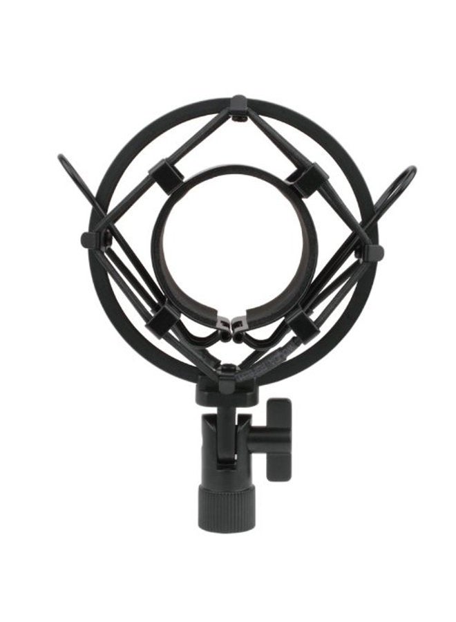 Weymic Black Universal Microphone Shock Mount for Large Diameter Condenser Mic Metal - Image 2