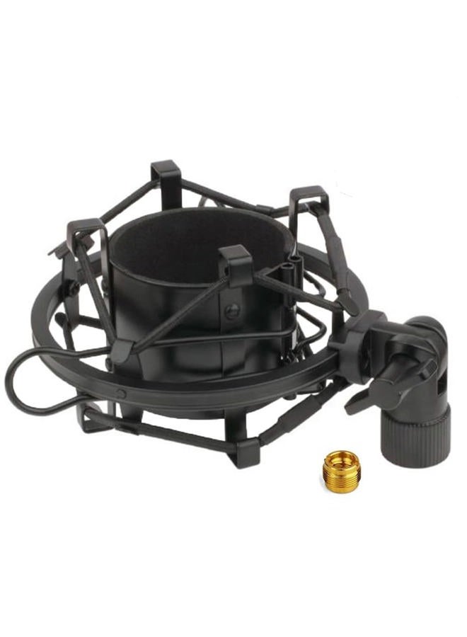 Weymic Black Universal Microphone Shock Mount for Large Diameter Condenser Mic Metal - Image 1