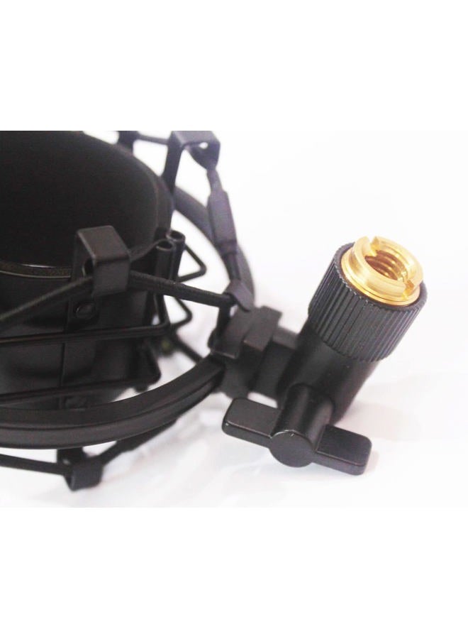 Weymic Black Universal Microphone Shock Mount for Large Diameter Condenser Mic Metal - Image 5
