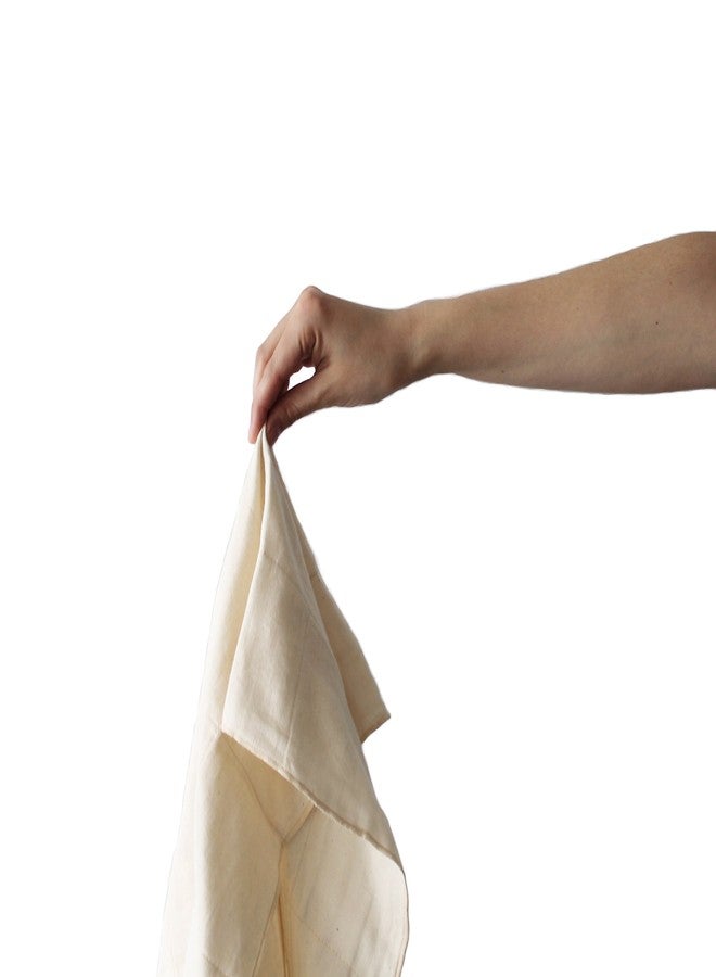 IPPINKA Nawrap 100% Organic Cotton Baby Face Cloth, Durable, Absorbent and Quick-Dry, Ivory - Image 5