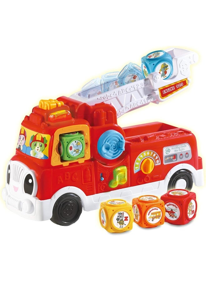 LeapFrog Tumbling Blocks Fire Engine, Interactive Learning Toy With Shapes And Numbers, Helps Toddlers Learn Colors And Counting, Perfect For Kids Aged 12 Months And Up  - Image 1