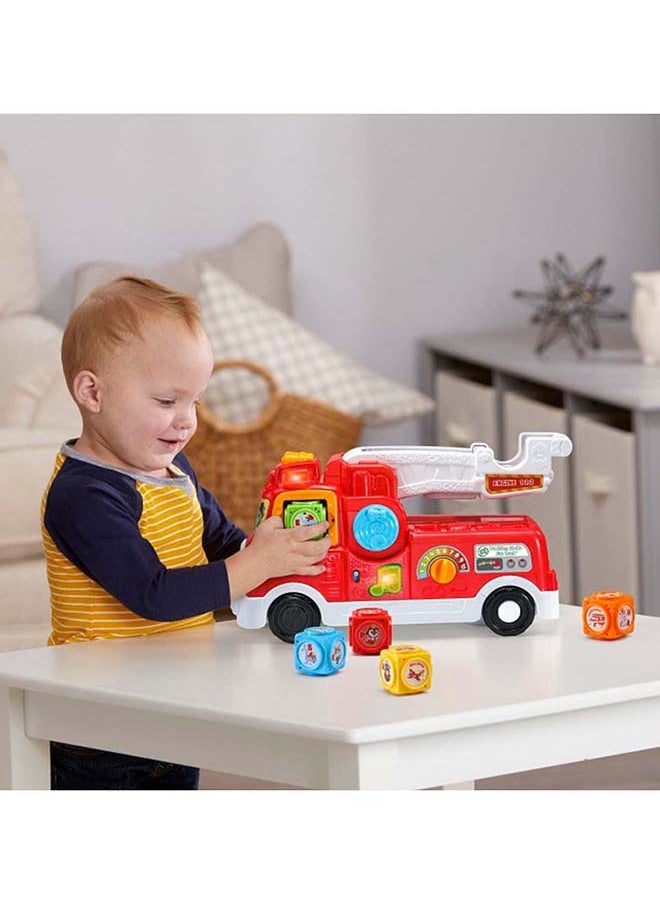 LeapFrog LeapFrog Tumbling Blocks Fire Truck, Red, Great Gift for Kids, Toddlers, Toy for Boys and Girls, Ages 2, 3  - Image 3