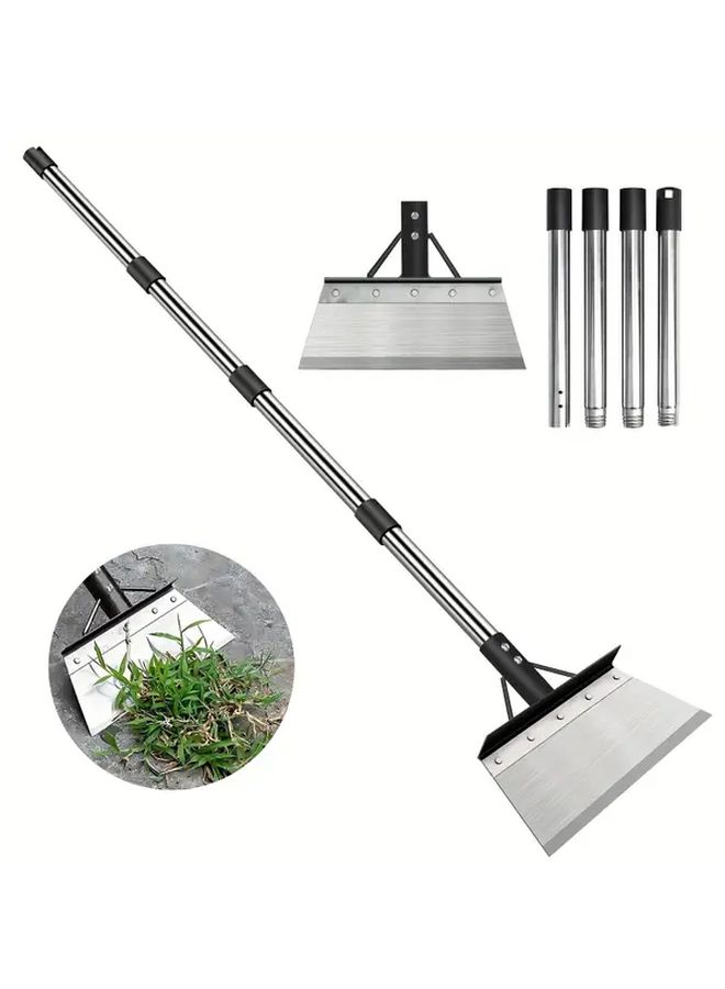 Black Heavy Duty Multi Purpose Garden Spade Hoe Lawn Edger Weeder Cultivator - Image 1