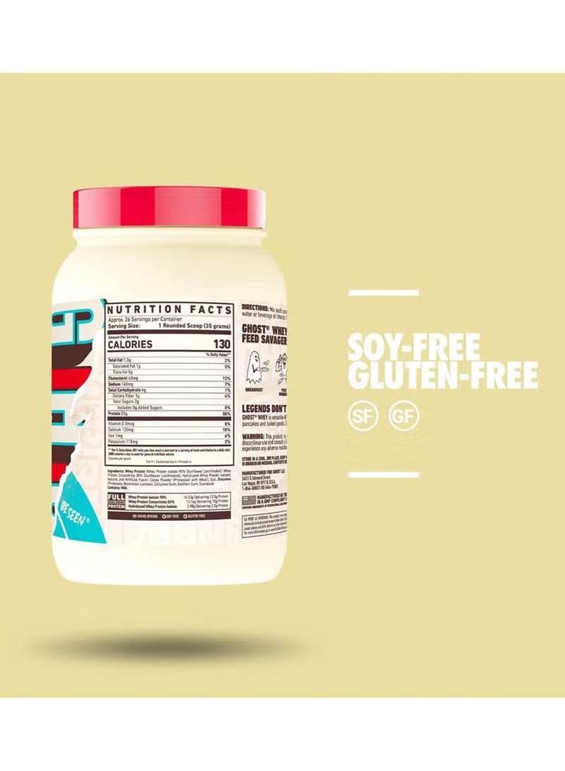 Ghost Powder,Milk Chocolate - 2Lb Tub, 25G Of Protein - Flavored Isolate, Concentrate & Hydrolyzed Whey Protein Blend - Post Workout Shakes - Soy & Gluten Free - Image 2