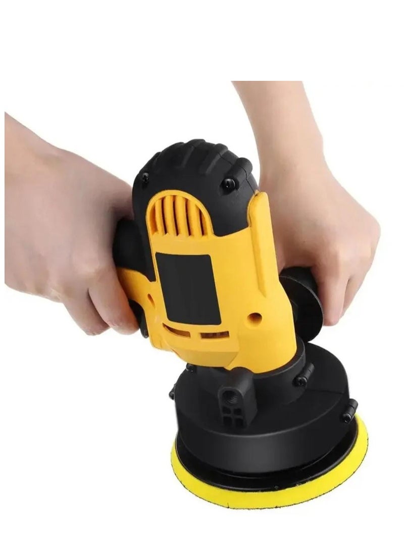 Hi Max 600W Polishing Machine Grinding Hand Tool Black/Yellow, Electric car Polisher Machine, - Image 4