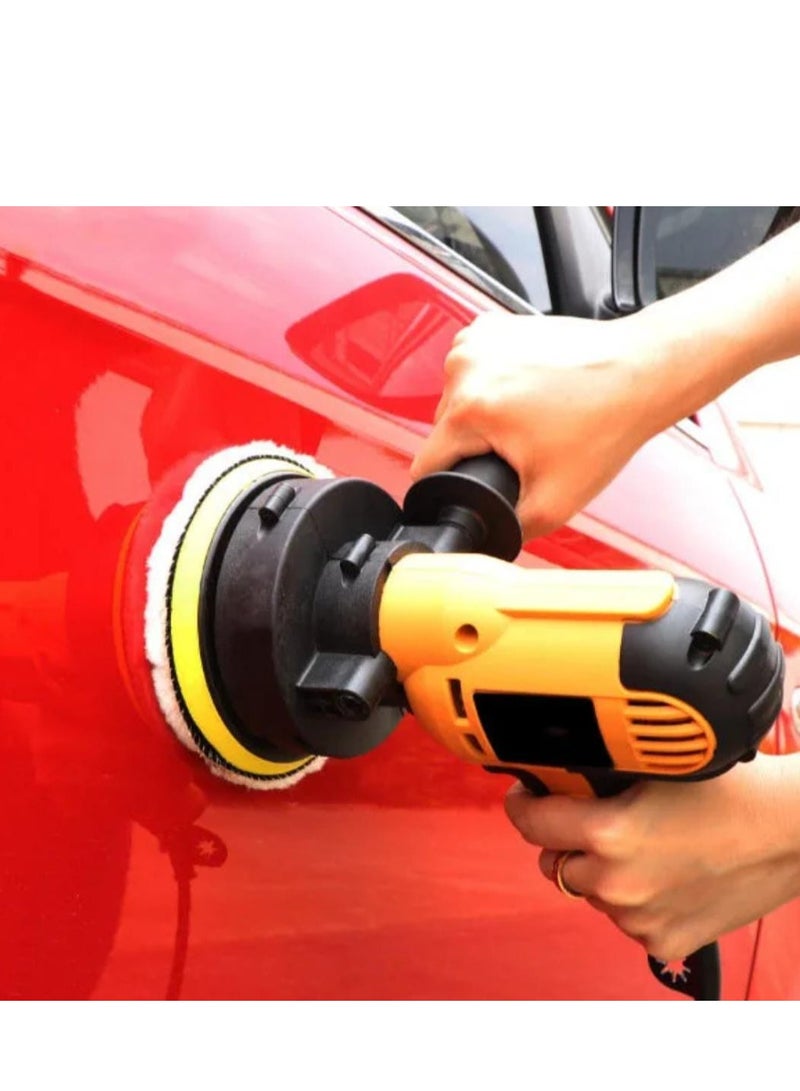 Hi Max 600W Polishing Machine Grinding Hand Tool Black/Yellow, Electric car Polisher Machine, - Image 3