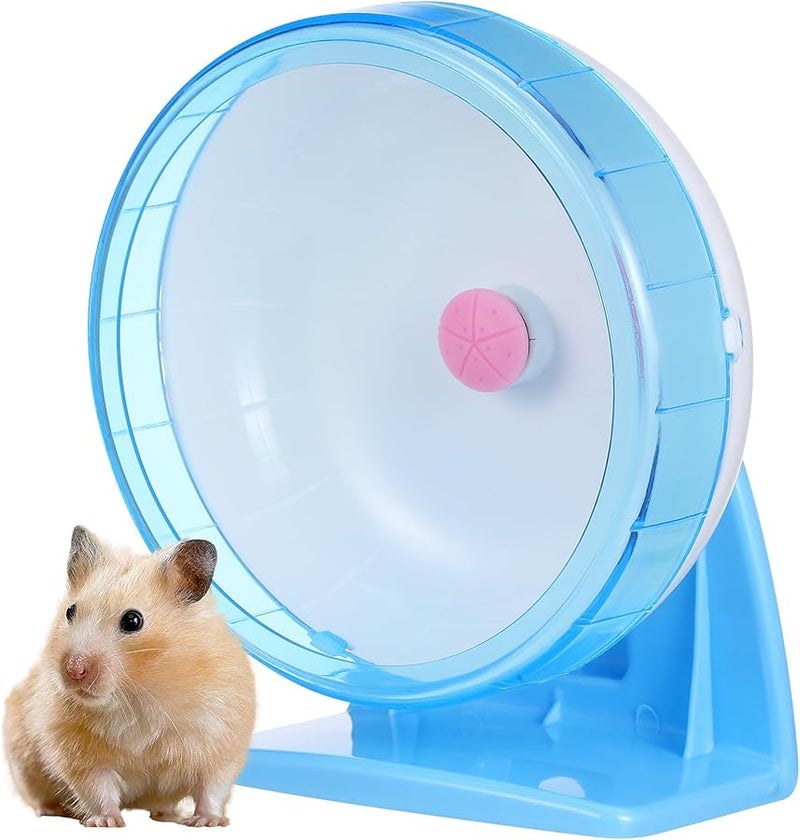 Large Silent Exercise Running Wheel 16Cm Blue For Hamsters Mice Gerbils Chinchillas - Image 1