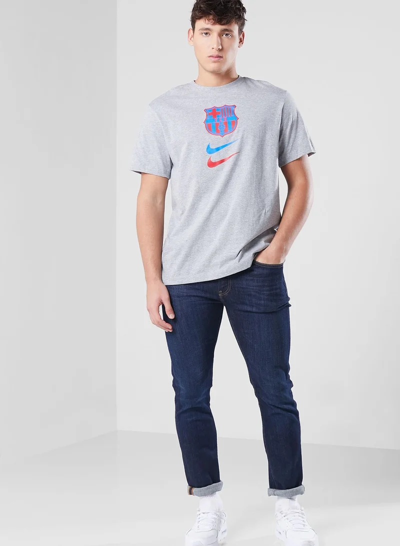 Nike Fc Barcelona Crest T-Shirt