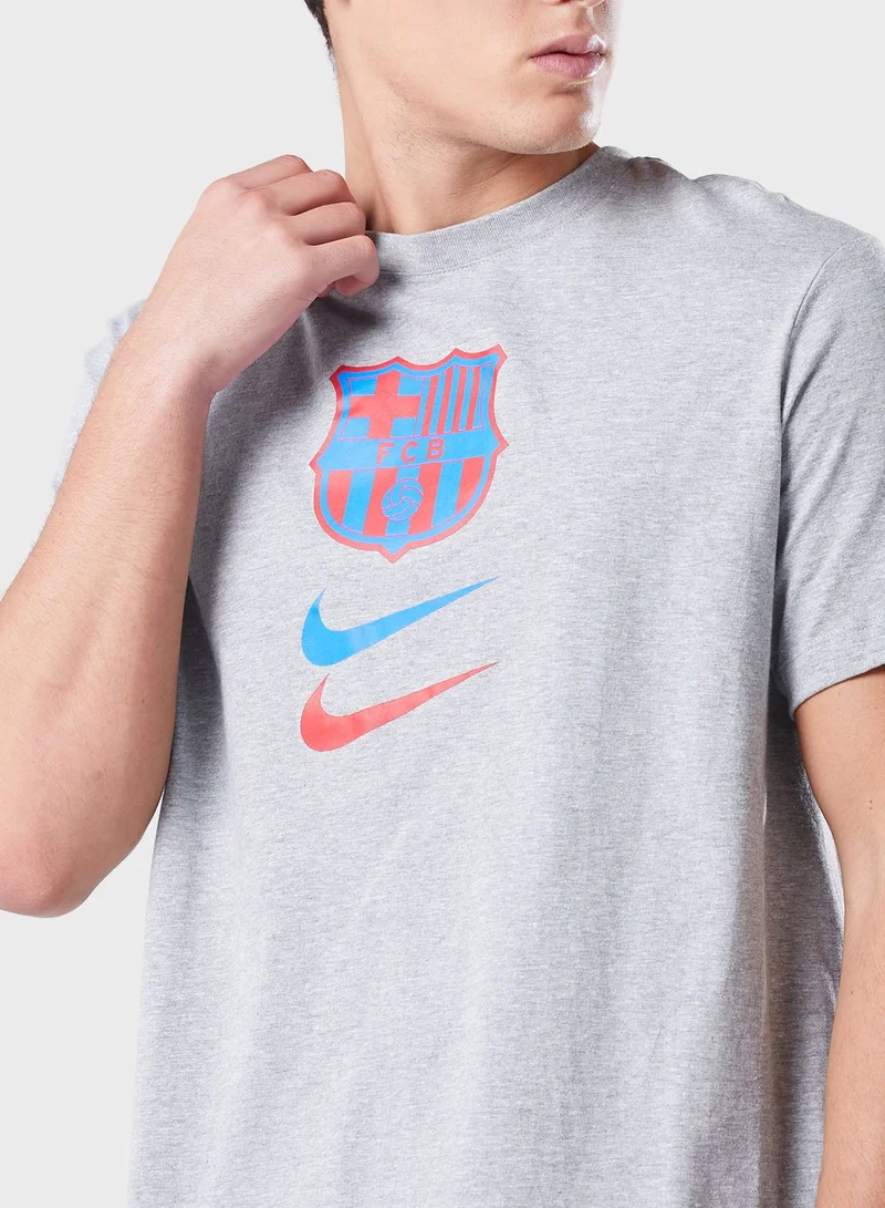 Nike Fc Barcelona Crest T-Shirt