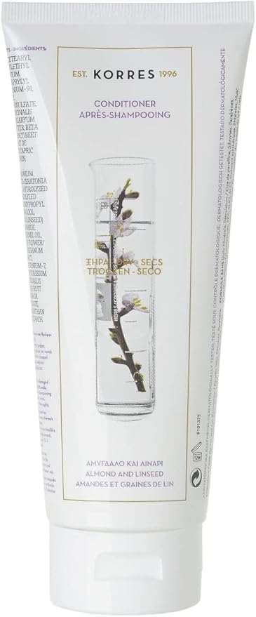 KORRES بلسم كوريز باللوز وبذور الكتان للشعر الجاف والتالف 200 مل - Image 1