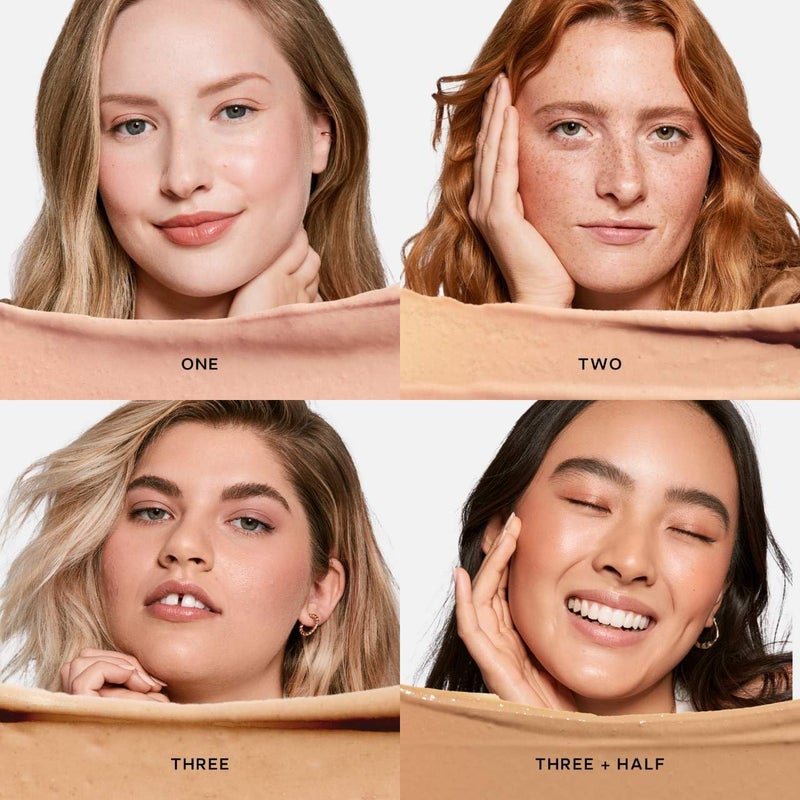 Saie Slip Tint Tinted Moisturizer with SPF 35 - Light Coverage, Glowy Skin Tint & Mineral Sunscreen for Face with Hydrating Hyaluronic Acid - Summer Makeup Essential - Shade Three (1.35 oz) - Image 4