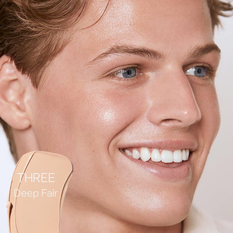 Saie Slip Tint Tinted Moisturizer with SPF 35 - Light Coverage, Glowy Skin Tint & Mineral Sunscreen for Face with Hydrating Hyaluronic Acid - Summer Makeup Essential - Shade Three (1.35 oz) - Image 3