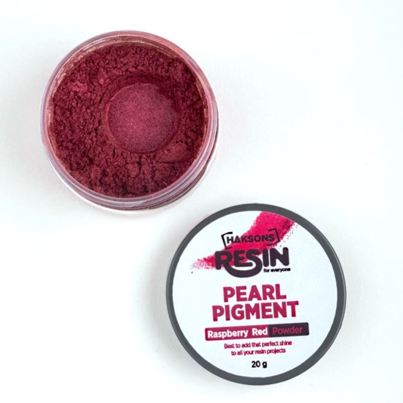Haksons Pearl Pigments (Mica Powder) Pack of 3 (20 GMS) Raspberry Red, Periwinkle, Poppin Pink - Image 2