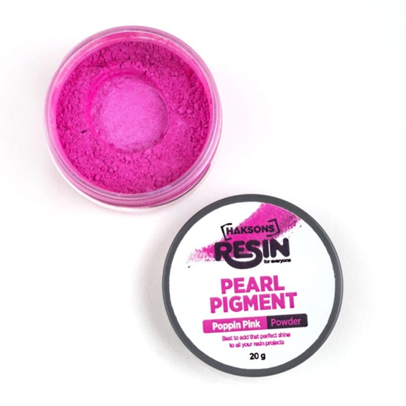 Haksons Pearl Pigments (Mica Powder) Pack of 3 (20 GMS) Raspberry Red, Periwinkle, Poppin Pink - Image 4