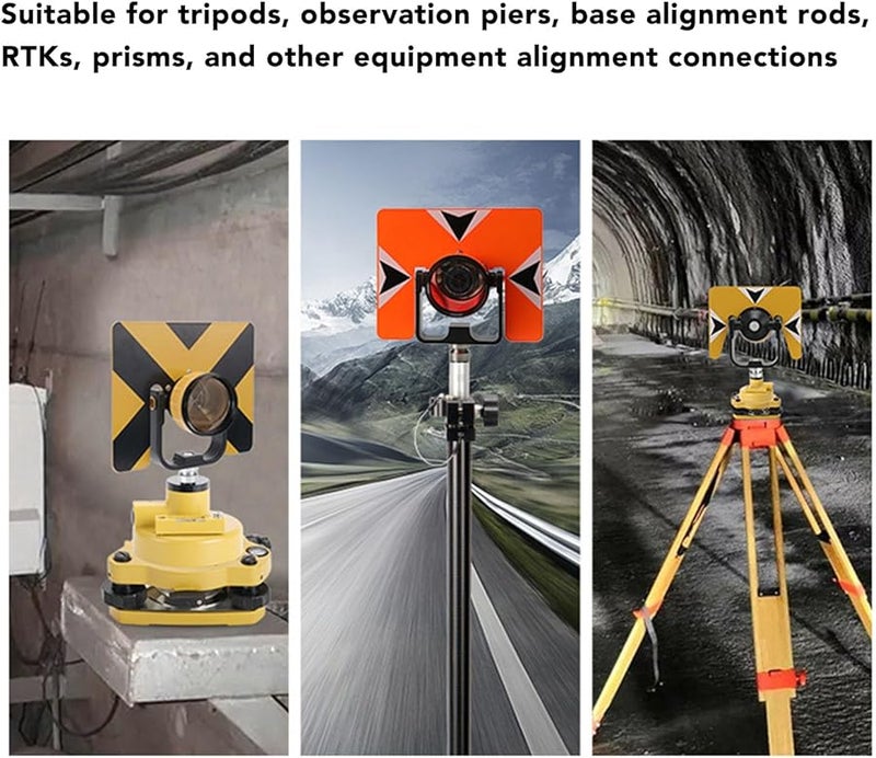 Aluminum Alloy GPS Quick Release Adapter 5 8inx11 Thread 40mm Length for Prism Rods RTK Equipment - Image 5