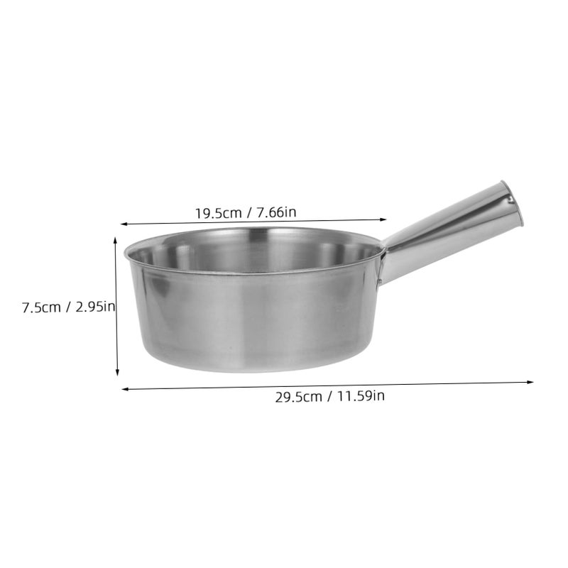 Stainless Steel Water Scoop Strainer Ladle Large Kitchen Cooking Spoon Elegant Design - Image 3