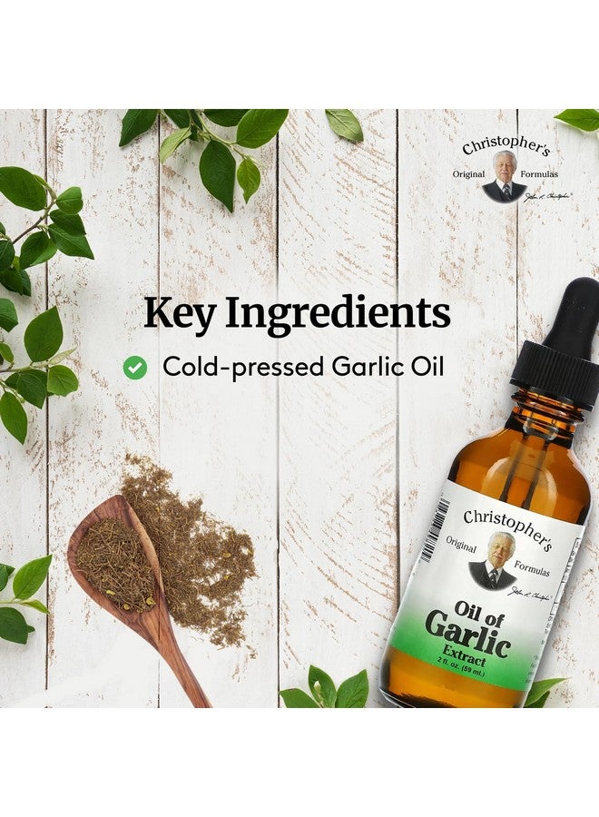 Christopher's Original Formulas Oil of Garlic Extract 2 Ounces - Pack of 2 - Premium Herbal Supplement - Cold-Pressed & Pure Liquid Garlic Oil | Versatile Use - Image 3