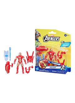 AVENGERS Marvel Avengers Epic Hero Series Battle Gear Iron Man Action Figure, 4-inch, Super Hero Toys For Kids Ages 4 and Up  - Image 1
