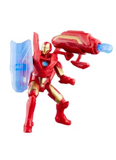 AVENGERS Marvel Avengers Epic Hero Series Battle Gear Iron Man Action Figure, 4-inch, Super Hero Toys For Kids Ages 4 and Up  - Image 4