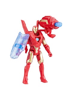 AVENGERS Marvel Avengers Epic Hero Series Battle Gear Iron Man Action Figure, 4-inch, Super Hero Toys For Kids Ages 4 and Up  - Image 5