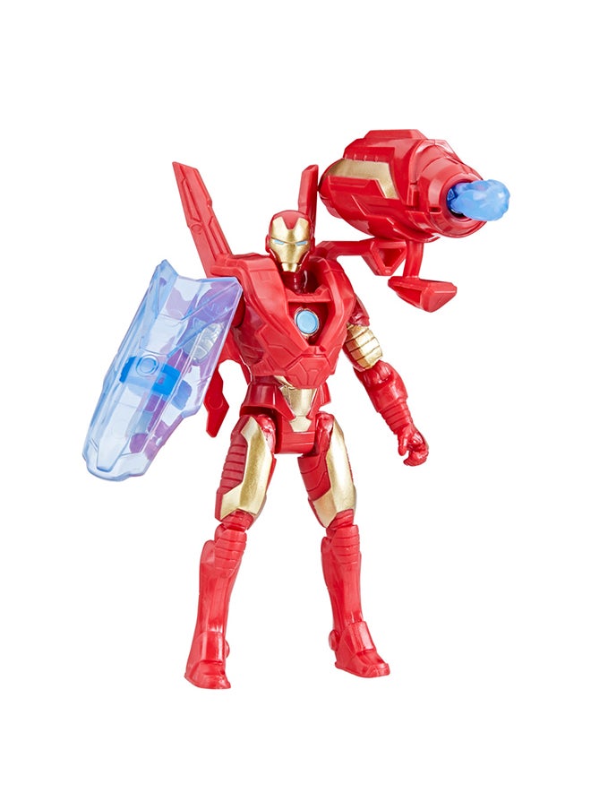 AVENGERS Marvel Avengers Epic Hero Series Battle Gear Iron Man Action Figure, 4-inch, Super Hero Toys For Kids Ages 4 and Up  - Image 5