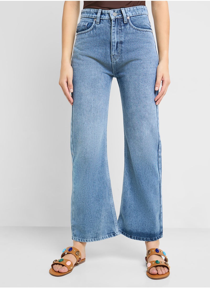 Ginger Mid Rise Straight Fit Jeans  - Image 1
