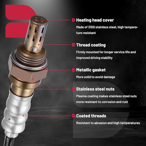 BDFHYK Oxygen Sensor Downstream O2 Sensor, Compatible with Hyundai 2011-2013 Sonata 2.4L, 2011-2014 Sonata 2.0L, Compatible with Kia 2011-2015 Optima 2.0L 2.4L, 234-4448 Replacement 1PCS - Image 4