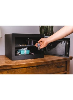 Yale Yale Smart Safe, With Mobile Phone-Bluetooth, Pin Code & Mechanical Key Access, Notifications & Activity Monitoring, Access Management with the Yale Home App, Black, YSS/250/EB1  - Image 4