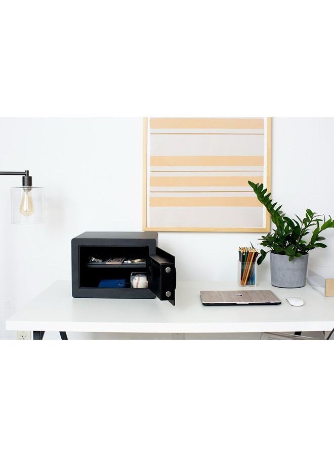 Yale Smart Safe, With Mobile Phone-Bluetooth, Pin Code & Mechanical Key Access, Notifications & Activity Monitoring, Access Management with the Yale Home App, Black, YSS/250/EB1